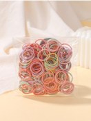 Resim My Topped Hahayl 2cm Renkli Saç Lastiği 100 Adet - Bebek Ve Kız Çocukları İçin Elastik Bantlarıkız Çocuk 0-12 Ay Lavanta Lila Lila 