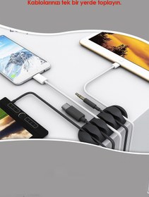 Resim Beatitude Kablo Düzenleyici 1 Adet Masa Altı Kablo Düzenleyici Gizleyici Saklama Kutusu Ev Ofis Organizer 