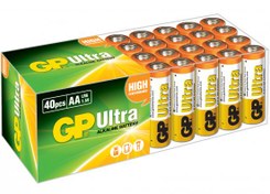 Resim Gp R6 AA Boy Ultra Alkalin Kalem Pil 40lı Paket GP15AU-2B40 