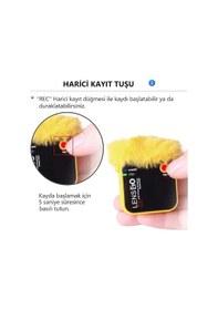 Resim Lensgo 348C Sarı 1V1 Kablosuz Tekli Mikrofon Seti 