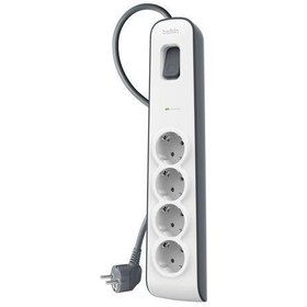 Resim Belkin BSV400VF2M-V2 Surgemaster 2M 4'lü Akım Korumalı Priz 