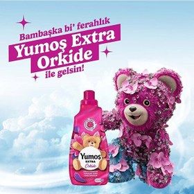 Resim Yumoş Extra Konsantre Çamaşır Yumuşatıcısı Orkide 1440 Ml 60 Yıkama 3 Adet Tekli 