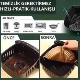 Resim MiraLive Fritöz Pişirme Kağıdı 50 Adet 