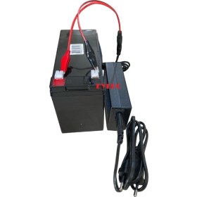 Resim Ncpline Çocuk Akülü Araba Için 12 Volt 7 Amper Kuru Tip Akü Herzaman Yeni Tarihli Akü +Şarj Adaptörü 