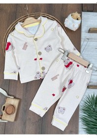Resim Bebek Ve Çocuk Pijama Takımı 4bb2 Bej 