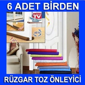 Resim 6 Adet Çift Taraflı Kapı Altı Rüzgar Önleyici Izolasyon Tozluk 