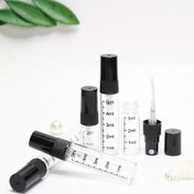 Resim 50 adet 2ml 3ml 5ml 10ml Ölçekli Gösterge Bölülmüş Şişe Parfüm Sprey Şişe Sprey Küçük Kapasiteli Atomizer 