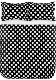 Resim Point Tek Kişilik Yatak Örtüsü Black Siyah 