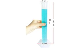 Resim Isolab 250ML Plastik Mezür Kabartma Skala 