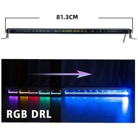 Resim Space Offroad Sis Lambası Beyaz 150w 81,3 Cm Beyaz-sarı Gündüz Ledli 12-36v Adet / Lass360-2 O A406402024-2 