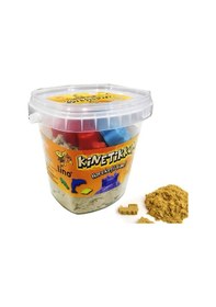 Resim Lino Kinetik Kum Gri 500 Gr Kova 3 Kalıplı 