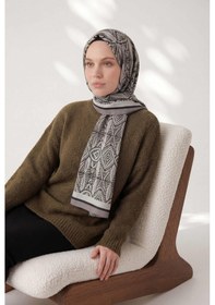 Resim Silk Home Nature Desen Gümüş 75x195 Soft Şal Çok Renkli 