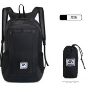 Resim Aubyhe Süper Hafif Sırt Çantası 20l - Su Geçirmez, Katlanabilir, Spor Ve Seyahat İçin Pratik Poliester Sırt Çantası Siyah Siyah 