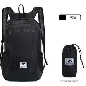 Resim Aubyhe Süper Hafif Sırt Çantası 20l - Su Geçirmez, Katlanabilir, Spor Ve Seyahat İçin Pratik Poliester Sırt Çantası Siyah Siyah 