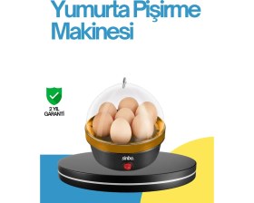 Resim 7 Yumurta Kapasiteli Yumurta Pişirme Makinesi Rafadan Orta ve Katı 