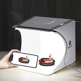 Resim TriLine PULUZ 2x20 LED Işıklı 6 Fonlu Fotoğraf Çekim Çadırı 20x20 cm 