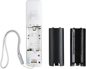 Resim Trenro Wii Uzaktan Kumanda Pil Kapağı, Nintendo Wii/Wii U Remote için 2 Paket Arka Kapak Değiştirme -Siyah 