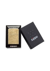 Resim Zippo Regular Tumbled Brass Çakmak 