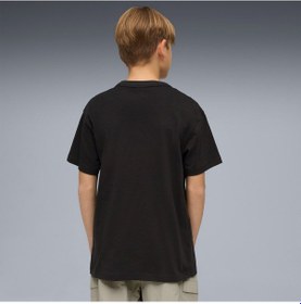 Resim Puma Graphic Çocuk Siyah T-shirt 634524 