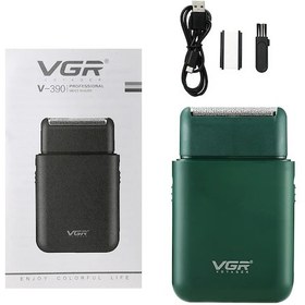 Resim Vgr-390 Tıraş Makinesi Elektrikli Tıraş Makinesi Taşınabilir Tıraş Makinesi Su 390green-with Box Diğer 
