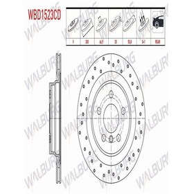 Resim Bmw X1 F48 2.0 D - 2.0i 2014- Fren Diski Arka Havalı 34 21 6 799 369 - 34 21 6 799 369 - 34216799369 