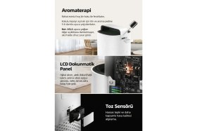 Resim Kurutek HT50 (Wi-Fi + HEPA + CARBON) Akıllı Hava Temizleme Cihazı 