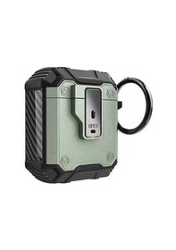 Resim Mobilefix Apple Uyumlu AirPods Airbag 35 Darbelere Karşı Dayanıklı Düğmeli Kılıf-yeşil Yeşil 