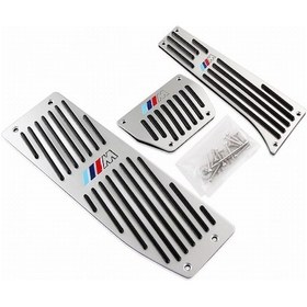 Resim Autogp Bmw E46 Pedal Seti Takımı Otomotik 3 Parça ///m Logolu Vidalı Oem5653 
