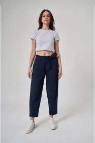 Resim Exuma Kadın Pantolon Lacivert 1523067-lacivert Lacivert 