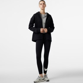 Resim Nike Sportswear Tech Fleece Windrunner Kadın Siyah Eşofman Üstü 