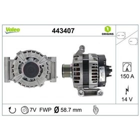 Resim Alternator 12v 150a Transıt V348-v347 2.2 Tdcı 11 14 Transıt V363 14 17 Ranger 2.2 Tke 11 Cc1t10300cd-2321309-1889372 
