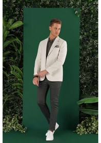 Resim Efor C 636 Slim Fit Taş Spor Ceket Taş 