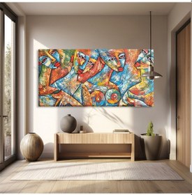 Resim Yaşamın Akışı Kanvas Tablo 