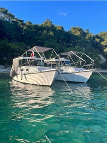 Resim Katlanabilir 2 Kolu Tekne ve Bot Tentesi Gri En : 150 CM 