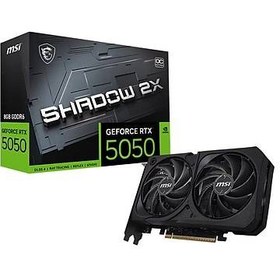 Resim MSI GEFORCE RTX5050 8G SHADOW 2X OC 8GB GDDR6 128BIT 1XHDMI 3XDP EKRAN KARTI 