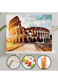 Resim Sayılarla Boyama Tuval Seti 40x50 Cm - Roma 