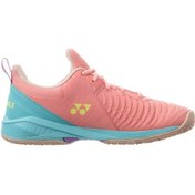Resim Yonex Sonicage 3 Toprak Kort Pembe Kadın Tenis Ayakkabısı 001 