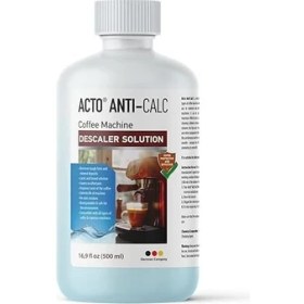 Resim Antı-Calc 500 ml - Espresso Makinesi, Kahve Makinesi Kireç Çözücü, Her Tür Kahve Makinesi ve Su Isıtıcısı Için Sıvı Kireç Çözücü 