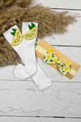 Resim ADABEBEK Kız Bebek Bandana Çorap Set 2'li Set 