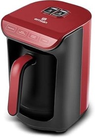 Resim Emsan Közde Türk Kahve Makinesi Cherry Red 