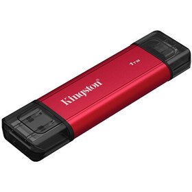 Resim Kingston 1TB 1050/950Mb/s USB Gen 2.2 Type-C Mini Kırmızı Harici Taşınabilir SSD Bellek SPSD/1TB 