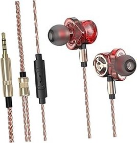 Resim Homoyoyo 6 Kulaklık Kablolu Kulaklık Kulaklıklar Kablolu 35Mm Örgülü Tel Kulaklık Metal Kulaklık Kablolu Kulaklık Ünitesi Kulaklık Spor Kulaklıklar 