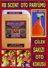 Resim Rb Scent Oto Kokusu Çilek Sakızı Freşh Kokusu 5 Lt Meyva 