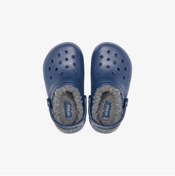 Resim Crocs Classic Lined Clog Çocuk Lacivert Terlik 