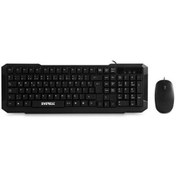 Resim TREND Everest KM-515 Siyah Usb Q Standart Klavye + Mouse Kablolu 