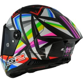 Resim Ls2 Thunder Karbon Gp Aero Flash Siyah Kask 
