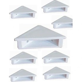 Resim Sineklik Muska Beyaz 17X25 (Mukavemet Takozu) 8 Adet 