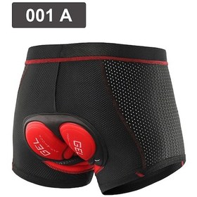 Resim Newboler Nefes Bisiklet Şort Bisiklet İç Çamaşırı 5d Jel Ped Darbeye Dayanıklı Sho011 Red L Kırmızı 