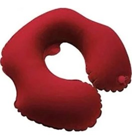 Resim Erdo Ticaret Bordo Renkli Şişme Yastık, Unisex ve Tek Beden 