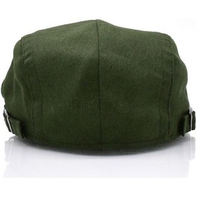 Resim Erkek Şapka Yazlık Keten Spor Kasket - Haki 